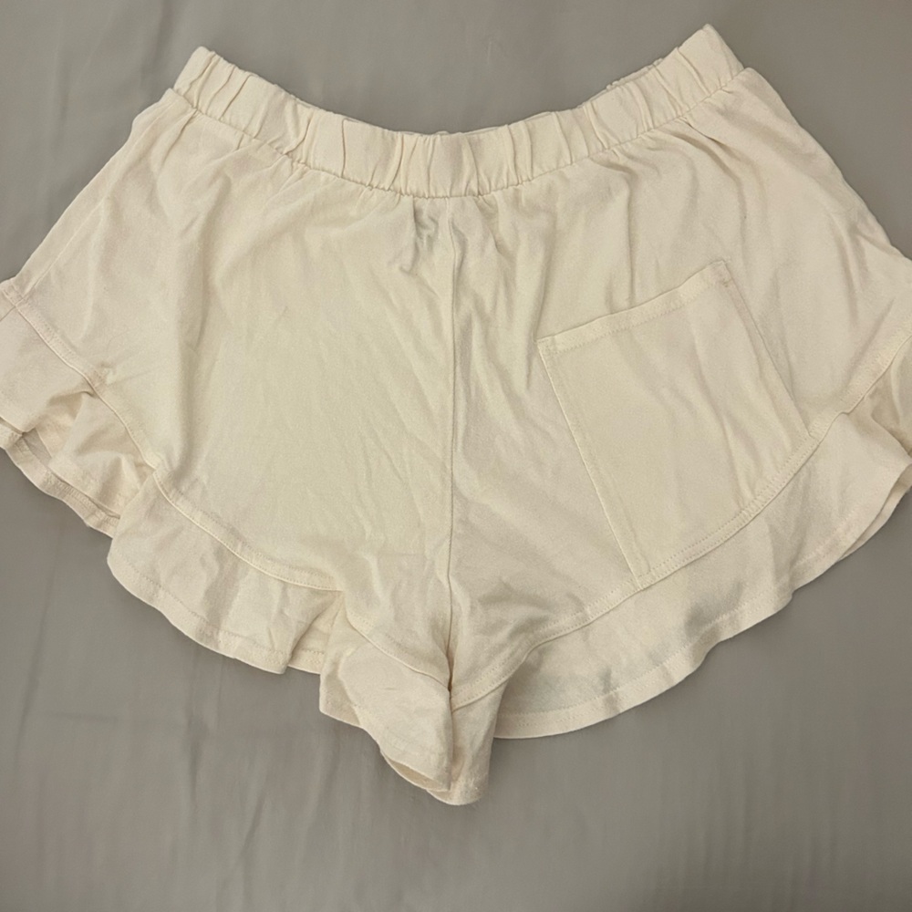 Free People Ruffle Hem Shorts - Picture 2 of 3